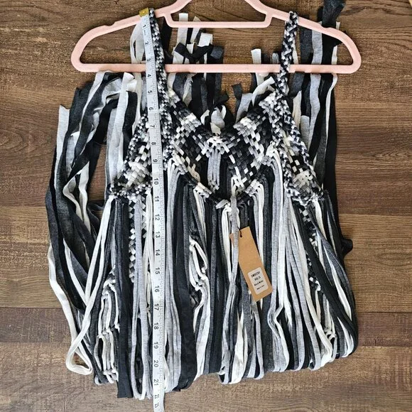 NWT! Selfie Couture By Trendology Fringe Cover Up, XS/S - Picture 4 of 6